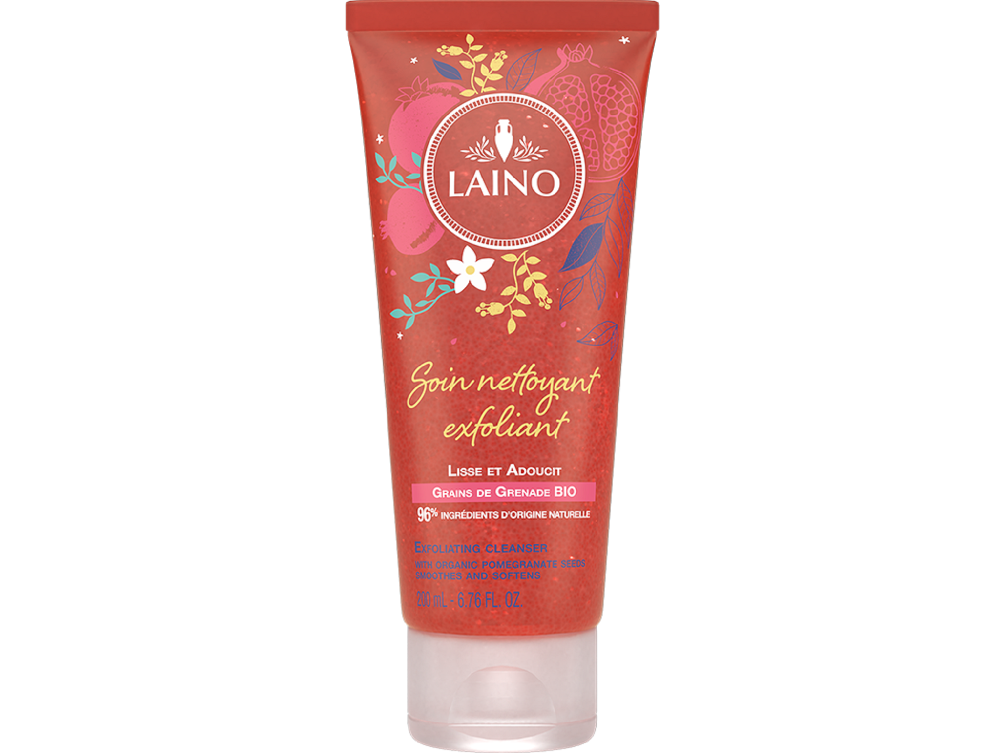 LAINO SOIN NETTOYANT EXFOL GRENADE 200ML