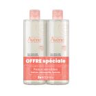 Eau Thermale Avène - Les Essentiels - Eau micellaire démaquillante Peaux sensibles Visage Yeux Lèvres Duo 2 x 400 ml