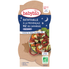 Ratatouille à la Provençale Riz de Camargue Basilic Bio