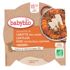 Cassolette de Carotte des Landes Lentilles Porc de Nouvelle-Aquita Bio