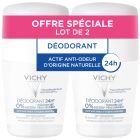 LOT*2 Déodorant 24H actif anti-odeur d&#039;origine naturelle toucher sec - Roll-on