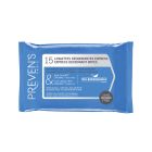 PREVEN&#039;S LINGETTES DEODORANTES x15 POCKET RECHARGE DE 25 SCH