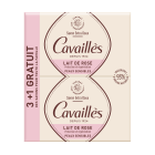 SAVON LAIT DE ROSE 3X 250gr + 1 GRATUIT 