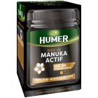 Humer - Miel de Manuka Actif IAA® 5+ - 1er niveau d&#039;activité - Minimum 83mg/kg de méthylglyoxal - 250g