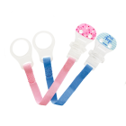 Attache-sucette ruban mixte