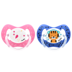 Sucette +6 mois PHYSIO OISEAUX/TIGRE P35