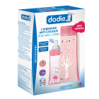 COFFRETx2 biberons Initiation+ Anti-Colique 330ml ROSE JUNGLE &amp; HIBOU CONTEUR +6 mois tétine ronde 3 vitesses débit 3