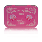 FREESENS Savon Naturel de Marseille ROSE Pain de 100 grammes