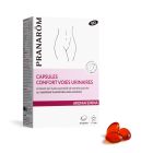 Pranarom - Confort Voies Urinaires Bio - Contient de l’huile essentielle de Menthe poivrée qui maintient la santé des voies urinaires - Aromafemina - 30 Capsules