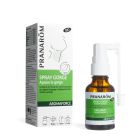 Pranarom - Aromaforce - Spray Gorge Action 3 En 1 BIO - Aux Huiles Essentielles - Menthe Poivrée - Aide au soulagement de La Gorge - Vegan - 15 ml
