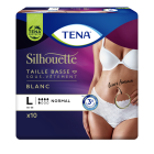 TENA Silhouette Normal Blanc | Sous-vêtement absorbant Taille basse