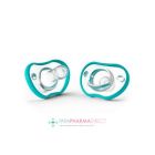 BEABA NANOBEBE SUCETTE FLEXY  0/3MOIS TURQUOISE X2