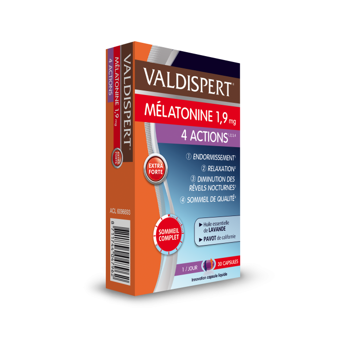 Complément Alimentaire Valdispert Sommeil Rapide Extra Fort - Dosage 1,9 Mg, Neuf