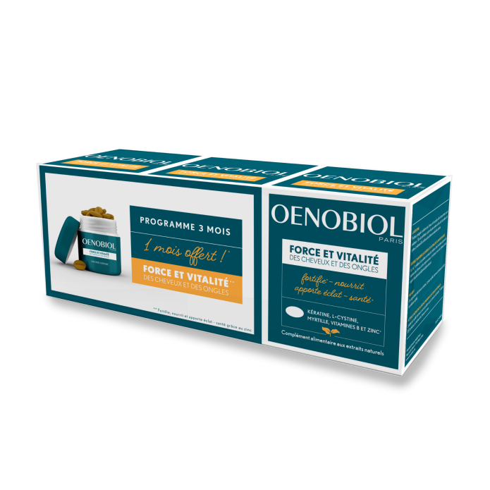 Complément Alimentaire Bio Nutrition - Cheveux, Peau, Ongles - 60 Capsules