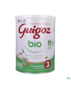 GUIGOZ LAIT BIO 3 CROISS PDR 800G