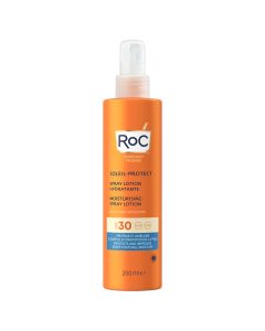 RoC Soleil Protect Lait Corps Spray Hydratant SPF30+ 200ml