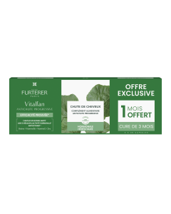 René Furterer - Vitalfan - Antichute progressive complément alimentaire chute cheveux - Offre spéciale trio 3X30 capsules