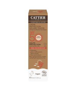 Crème protection solaire SPF 50 – visage et décolleté - 40ml bio - Nouveauté