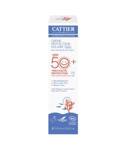 Crème protection solaire bébé SPF 50+ - 50ml  bio- Nouveauté