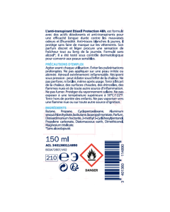 déodorant 48h aérosol etiaxil 150ml