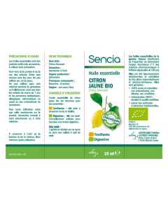 SENCIA HE CITRON BIO 10ML
