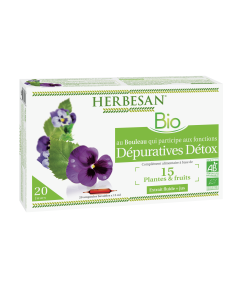 HERBESAN BOULEAU DETOX BIO - 20 ampoules de 15ml