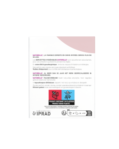 SAFORELLE COTON PROTECT SERV. BIO NUIT BTE X10