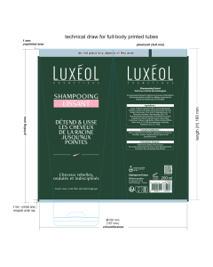 LUXÉOL SHAMPOOING LISSANT 200 ML