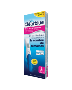 Test de grossesse Clearblue Digital avec esti. âge de grossesse