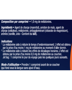 VALDISPERT MELATONINE 1MG 50 COMPRIMES