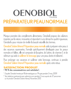 OENOBIOL SOLAIRE PEAU NORMALE 2X30 CAPSULES