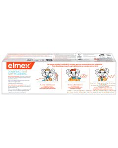 Dentifrice elmex® Bébé 0–2 ans contenant 500 ppm de fluor 50mL