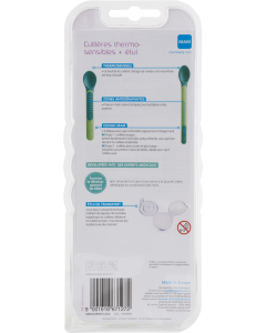 Cuillères thermosensibles + étui de transport X2