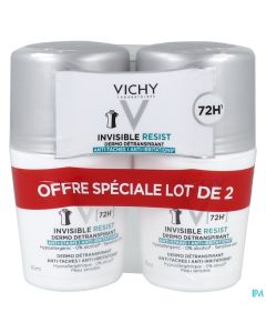 VICHY DEO INVIS ROLLON 72H 50MLX2