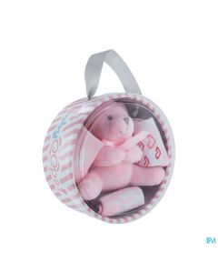 BABYOOPS COFF CHAUSSET OURSON ROSE