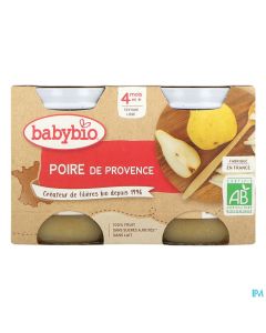 BABYBIO POIRE WILLIAM 2X130G