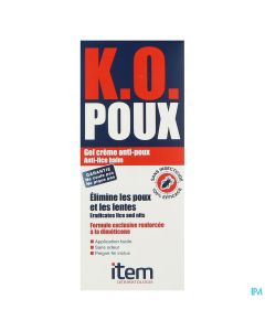 ITEM KO POUX GEL/CR 100ML +PEIGNE