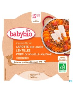 BABYBIO ASS LENTILLONS PORC 260G