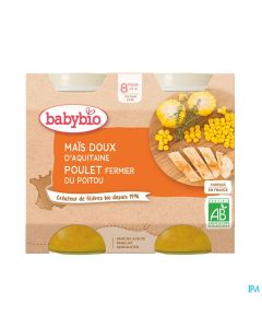 BABYBIO MENU LEGUME POULET 2X200G