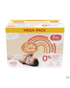 BABY CHARM COUCHE MIDI 4-9KG X123