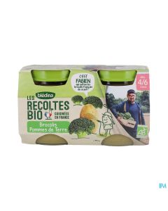 BLEDINA REC BIO BROCOLI/PDT 130GX2