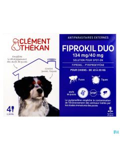 CLEM/THEK FIPROKIL DUO CHIEN 10-20