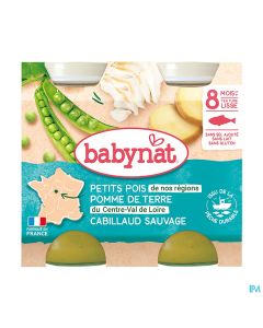 BABYNAT MENU LEGUME CABIL 2X200G
