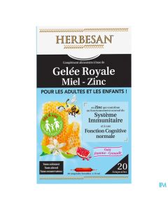 HERBESAN GEL ROY+MIEL+ZINC AMP20