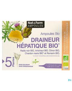 NAT&amp;FORM AMP DRAIN HEPAT BIO10ML20