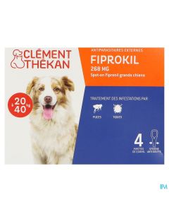 CLEM/THEK FIPROKIL CHIEN 20-40KG 4