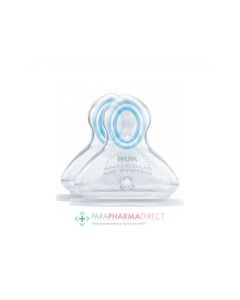 NUK TETINE SILICONE FIRST CHOISE T2 CEREALE X2