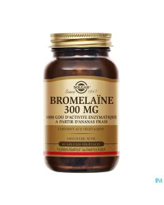 SOLGAR BROMELAINE 300MG GEL VEG 60