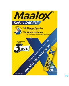 MAALOX REFLUX RAPIDE SACH 20