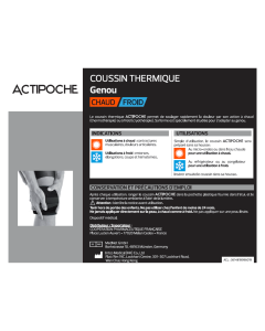 ACTIPOCHE GENOU MICROBILLES